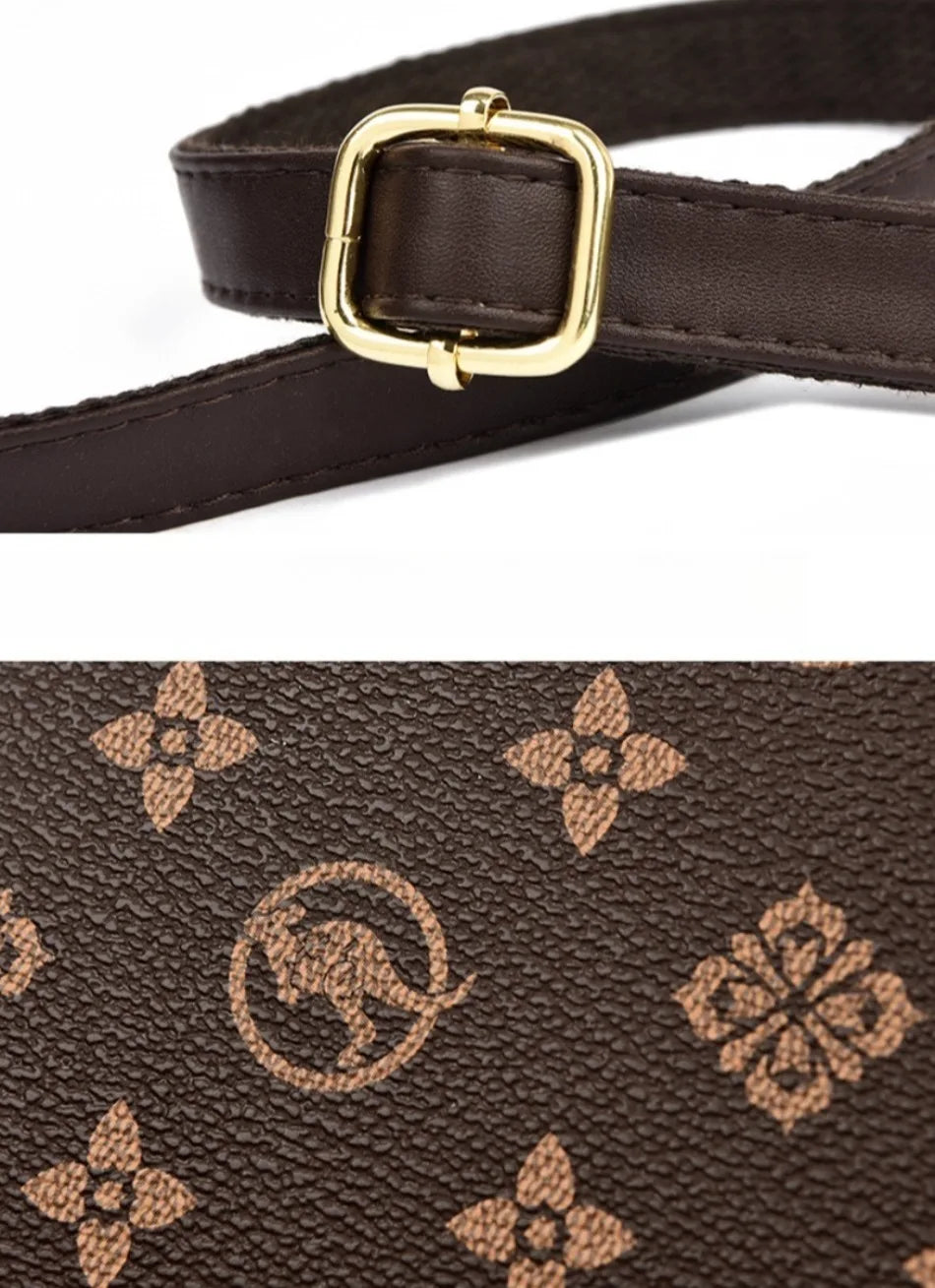 Luxury Women Handbag Fashion Print Large Capacity Shoulder Crossbody Bag Leisure Designer Soft Leather Ladies Purses and Handbag