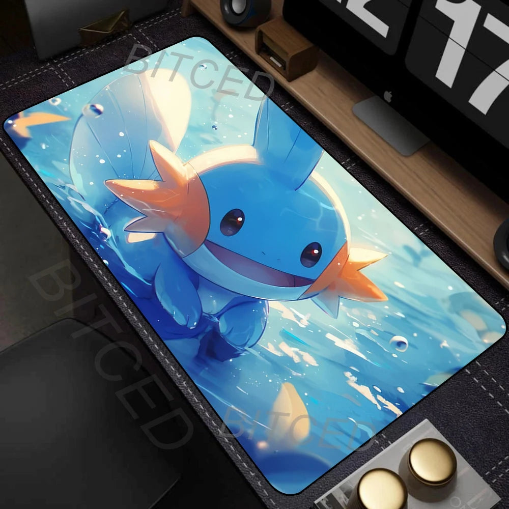 Art Anime Mouse Pad Colorful Gamer Cabinet Mousepad P-pokemon Keyboard Rug Laptop Gaming Rubber Non-slip Pc Accessories Desk Mat