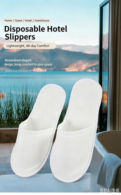 Spot wholesale hotel disposable slippers thickened guest bed slippers hotel