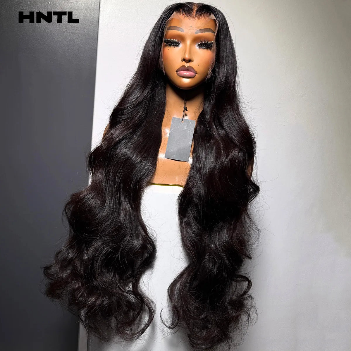 500 High Density Natural Black Body Wave Lace Front Wig Human Hair 13x4 13x6 HD Lace Front Wave Wigs Glueless Wig Ready to Wear