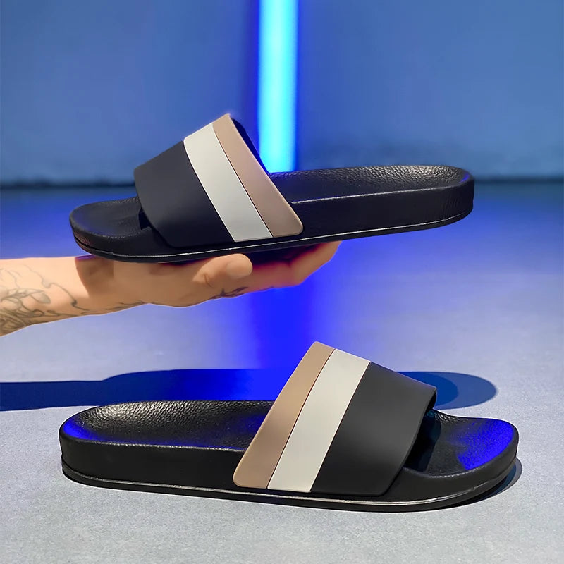 Summer beach slippers for men and women fashion comfortable EVA breathable sandals home indoor sandals plus size slippers 36-46