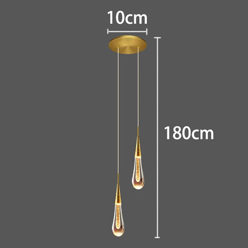 1 PC Modern Home Decor LED Lights Bedroom Lamp Bedside Pendant Light Lamps LED Chandeliers Hanging Light Indoor Lighting