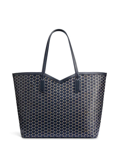 Luxury Brand Tote Bag Woman Classic Monogram Print Coated Canvas Handbag Large Capacity Shoulder Bag With Removable Zipped Pouch