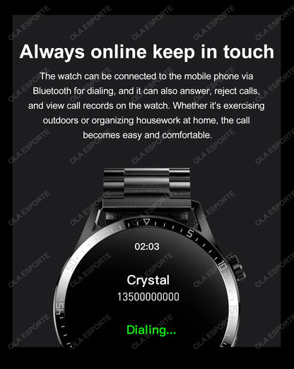 2025 New Smart Watch Men Women GPS 1.36'' AMOLED Touch Screen Smartwatch Heat Rate Monitor BT Call Sport Smart Watches Men Women