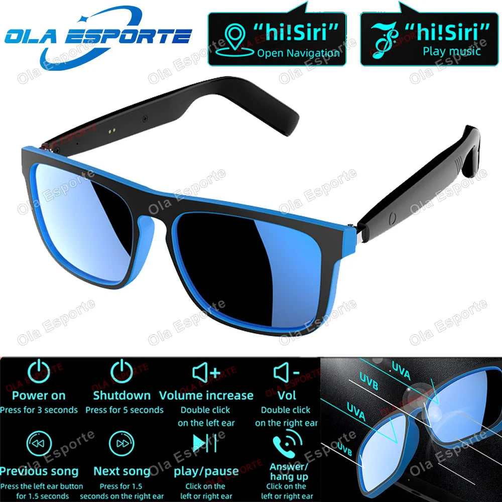 2026 Smart Audio Glasses Touch Open Listening Design Lightweight Ultra Clear Sound Quality Bluetooth Call Waterproof Glasses New