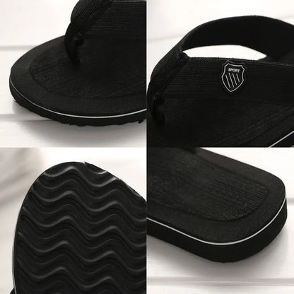 Hot High Quality Men Beach Shoes Summer Casual Flat Slippers Male Indoor Bathroom Anti-Slip Flip Flops Man Flip-Flops Men Sandal