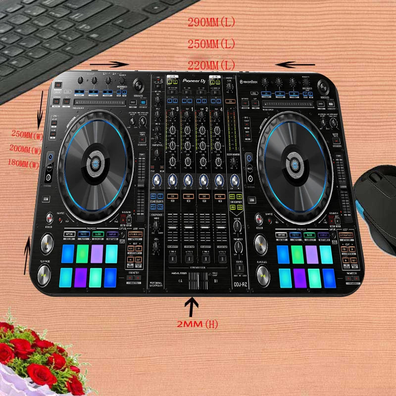 Mairuige Mixing-Console Pioneer Dj Keyboard Mouse Set Table Mat Laptop Accessories Mouse for Computer Mouse Mats Carpet Rog