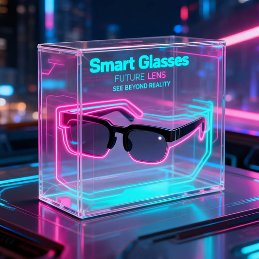 Smart Translation Glasses, Support Real-Time Translation, Bluetooth Music Glasses, Large Speakers, Wireless Connection, Long Battery Life