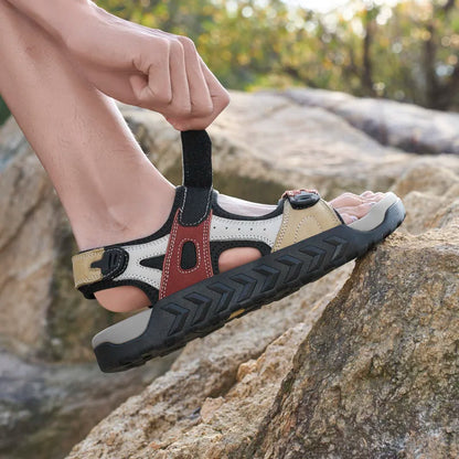 Men Sandals Outdoor Camping Hiking Water Wading Sports Shoes Anti Slip Quick Drying New Summer Comfortable Beach Shoes for Youth