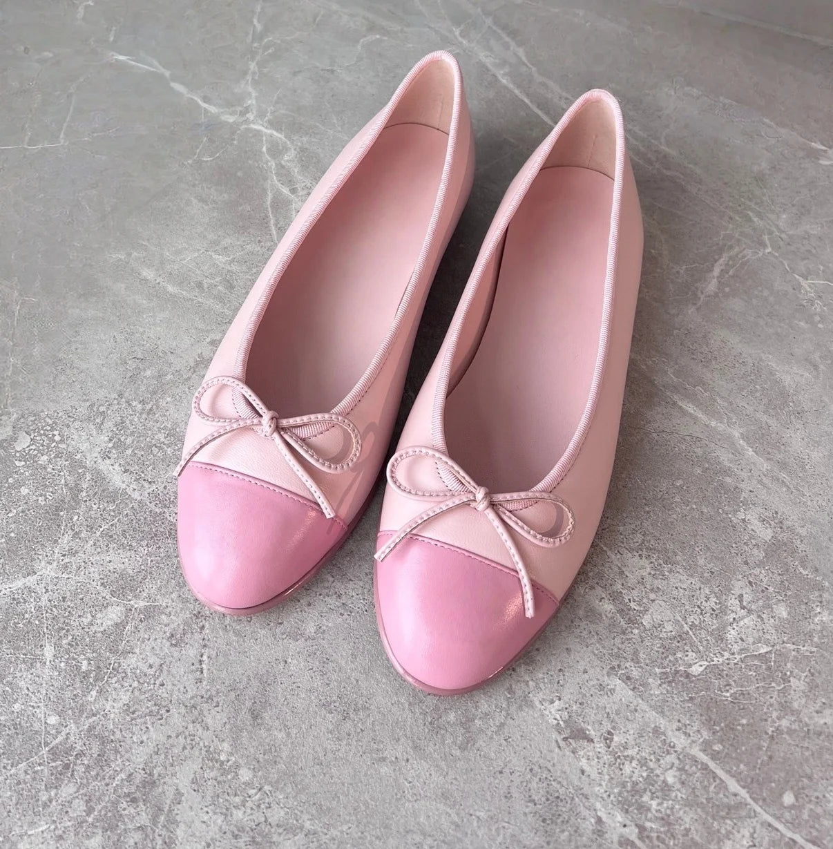 Luxury Brand Women's Low-heel Shoes Casual Bow-Detail Outdoor Hiking Shoes Materials Sheepskin Minimalist Versatile Dance Shoes