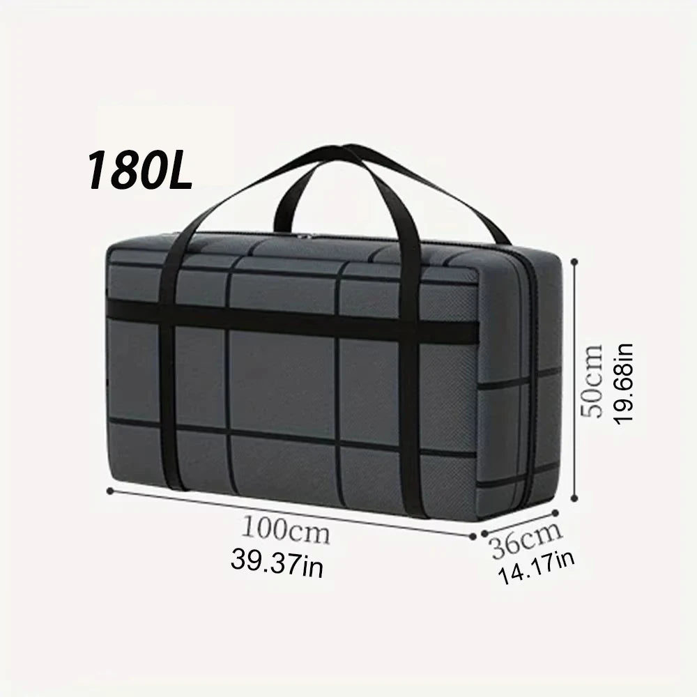1pc Large-capacity Hand-held Clothes Storage Bag Foldable Dust-proof Non-woven Fabric Packing Bags Bedroom Wardrobe Organizer