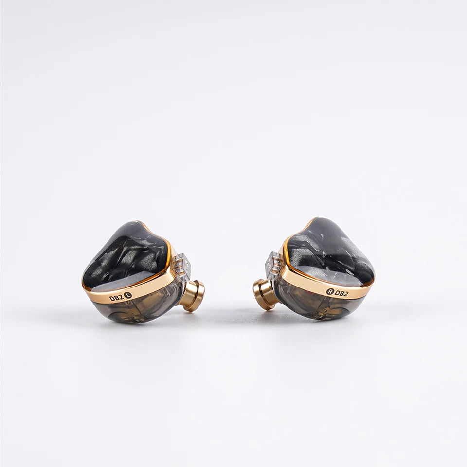 NICEHCK DB2 Wired Earbud IEM 1DD+1BA Hybrid Dual Driver HiFi Earphone With 0.78 2Pin Interface Warm Vocal Music In Ear Monitor