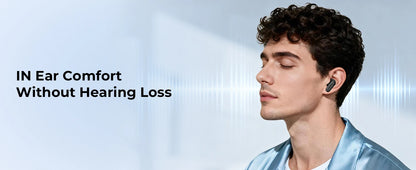 HTC NE20 AI Translation Earbuds - ANC Noise Cancelling, Touch Screen, 135 Lang. Support, Business Conference, Travel Headphones