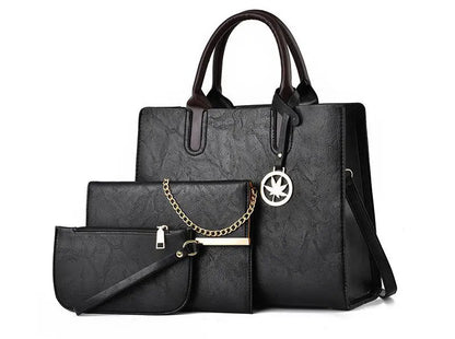 Three-piece set of women's bags Women's shoulder Handbags Bag for 2025 Female luxury designer Casual fashion  bags