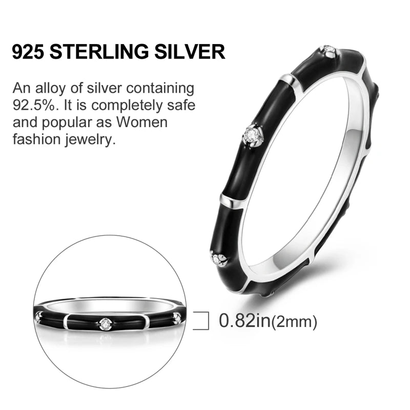 Original 925 Sterling Silver Ring Colorful Diamonds Cubic Zircon Finger Ring For Women Jewelry Wedding Engagement Birthday Gift