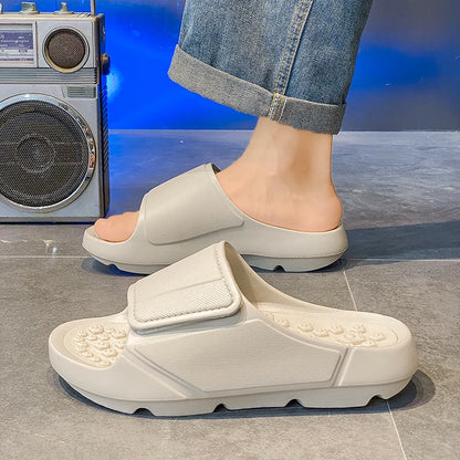 Outdoor Sandals Beach Casual Shoes New Summer Men Massage Slippers Sides Indoor Soft Sole Slides Men Flip-flops Men's Footwear