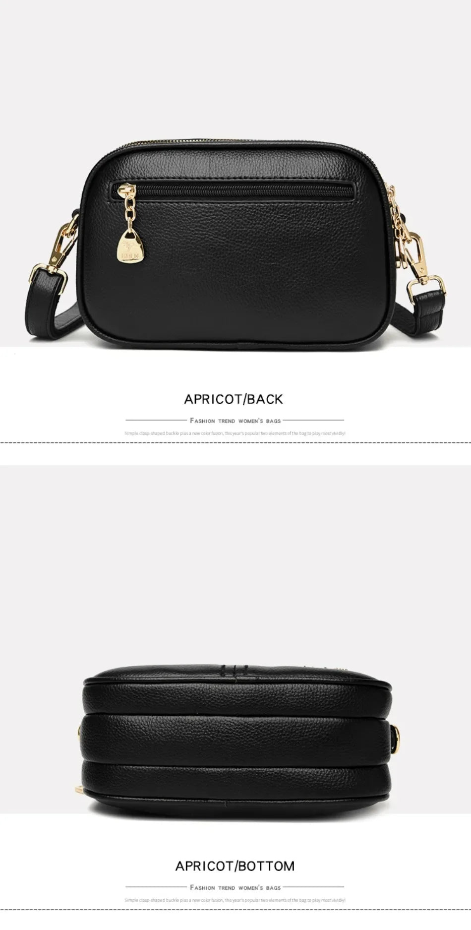 Genuine  3 Layers Luxury Designer Purses and Handbags Women Bag High Quality Leather Shoulder Sac  Bags for Women 2024Sac A Main