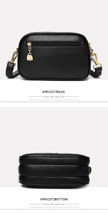 Genuine  3 Layers Luxury Designer Purses and Handbags Women Bag High Quality Leather Shoulder Sac  Bags for Women 2024Sac A Main