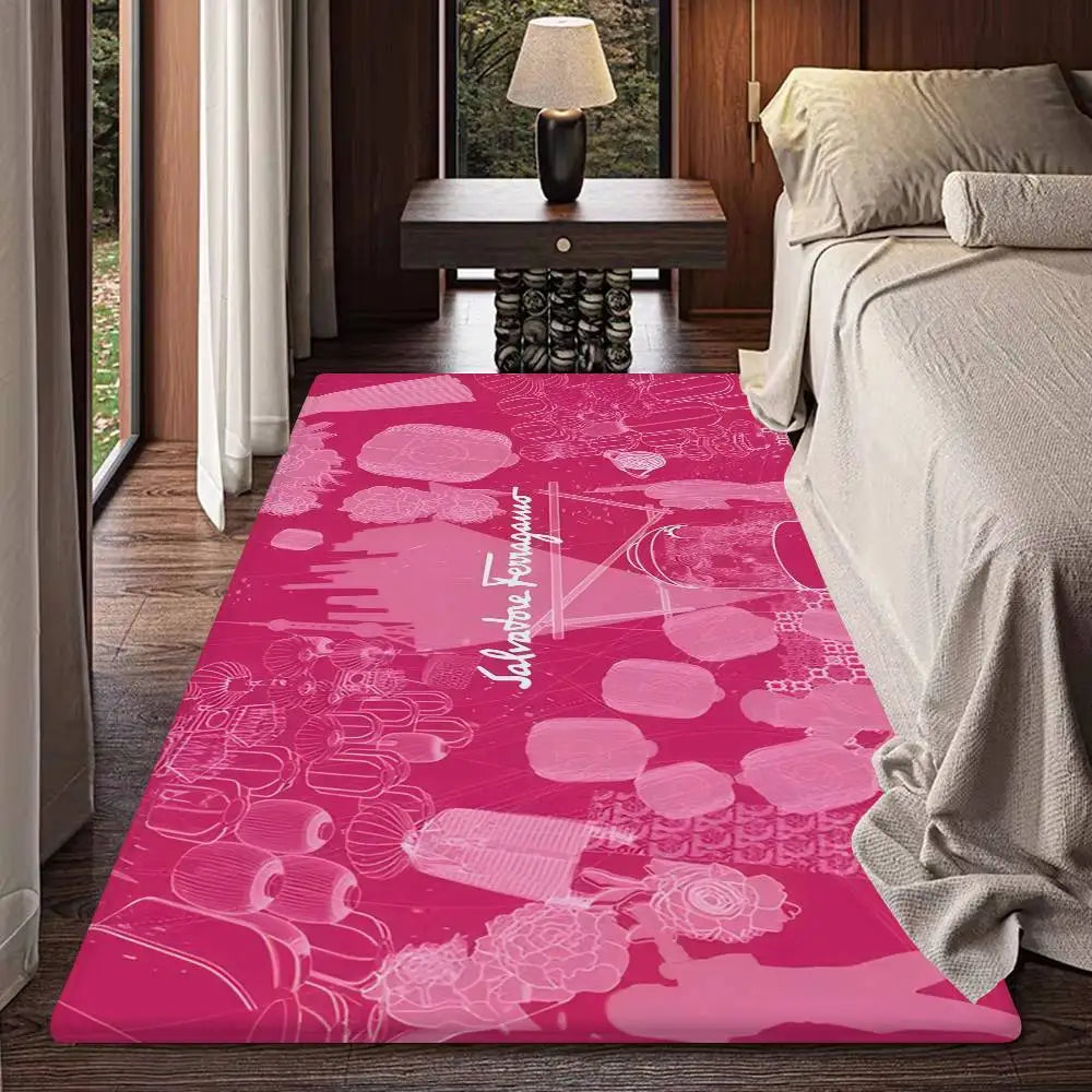 S-Salvatore F-Ferragamo Cartoon Entrance Door Mat Nordic Style Home Doormat Bathroom-Toilet Mats Bedroom Hotel Decor Mat