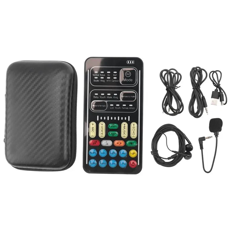 Professional Voice Changer Handheld Microphone Voice Changer With Sound Multifunctional Effects Machine For Phone//Switch (I