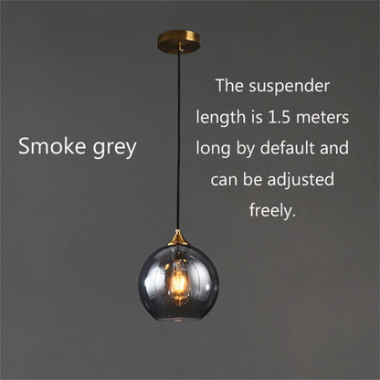 Dropshipping Glass Pendant Lights Modern Living Room Restaurant Kitchen Fixtures Pendant Lamp Home Decor Lamps Bedroom Luminaria