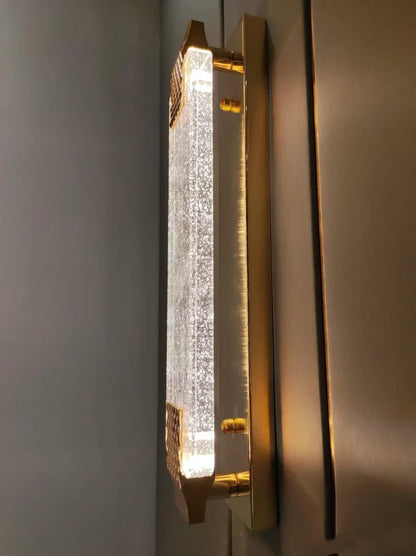 Modern Luxury Crystal Wall Lamp Bedroom Bedside Corridor Stairway Hallway Restaurant Kitchen Background Wall Led Light Sconce