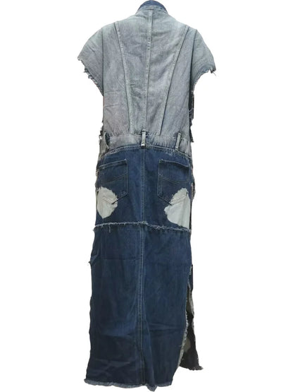 Wmstar Women Clothing Denim Coat Trench Jacket Fashion Street Out Wear Cool Pockets New in Long Tops Wholesale Dropshipping 2023