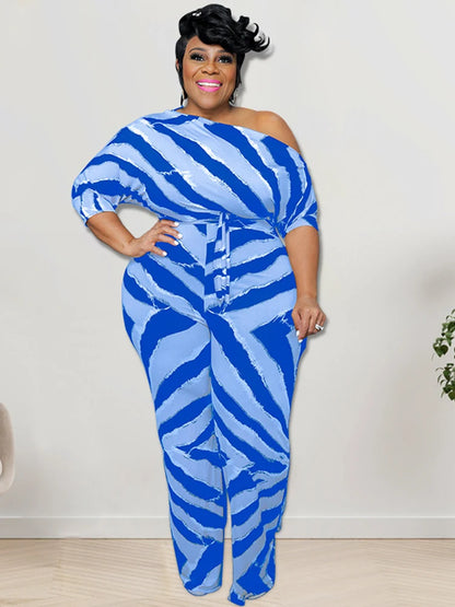 Women Jumpsuit Long Elegant Off Shoulder Sexy Female Jumpsuit Half Sleeve One Piece Plus Size Jumpsuits Wholesale Dropshipping