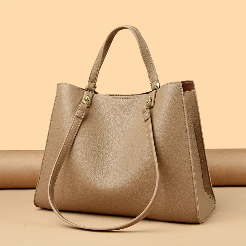 Genuine Brand Luxury Designer Women Bags High Quality Leather Shoulder Crossbody Messenger Tote Bag Large Handbag Purses