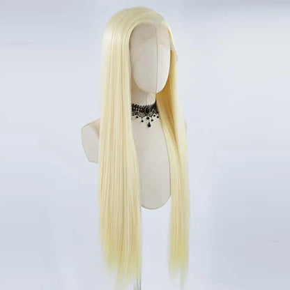Charisma Synthetic Lace Front Wig Long Silky Straight Hair Heat Resistant Hair Synthetic Wigs For Women Ginger Blonde Wig