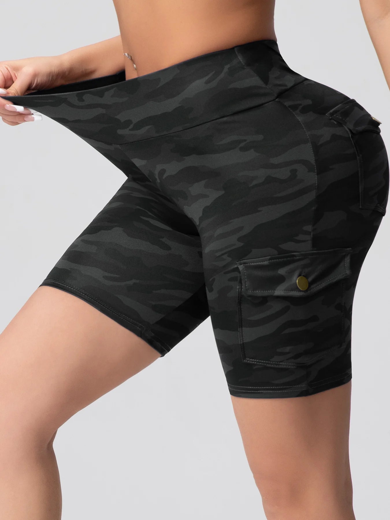 Pockets Gym Leggings Women High Waist Fashion Fitness Pants Skinny Stretch Outdoors Comfortable Sport  Leggings