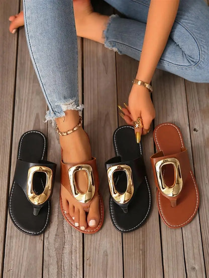 Women Fashion Slippers Slip on Anti-slip Flip Flops Summer Beach Slippers Luxury Flat Sandals Casual Designer Shoes Slides Women