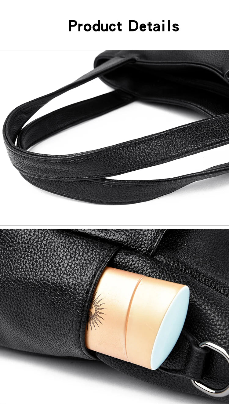 High Quality Soft Leather Shoulder Crossbody Bags For Women Large Capacity Luxury Bag Brand Designer Casual Handbag Sac A Main