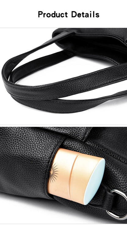 High Quality Soft Leather Shoulder Crossbody Bags For Women Large Capacity Luxury Bag Brand Designer Casual Handbag Sac A Main
