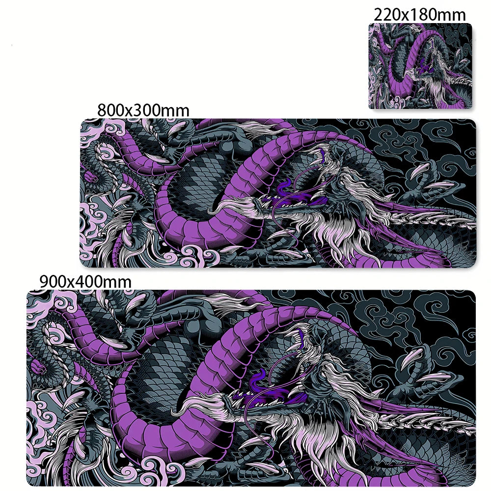 Gamer Mousepads Dragon Desk Mat 40x90cm Mouse Pad Office Pc Accessory Desk Pads Large Mousepad Keyboard Mouse Mats For Computer