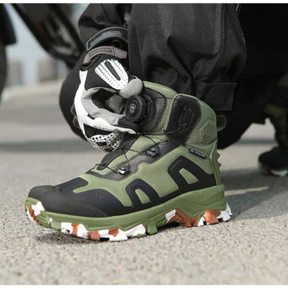 Hot CE Certification Motorbike Racing Boots Men Women Enduro Riding Shoes Waterproof Windproof Anti-Slip Durable Motocross Boots