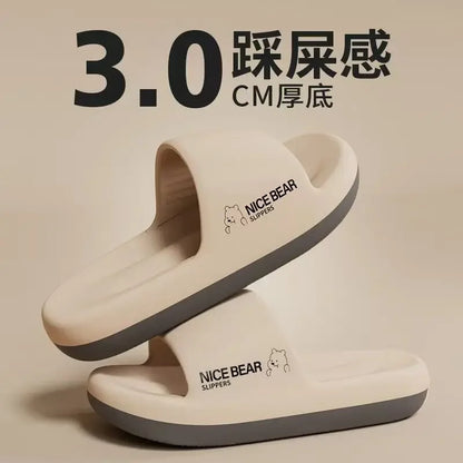 Fashion Men's Summer Ligtweight EVA Indoor Home Sandals Slippers Shoes Men Slippers Outdoor Students Women Comfortable Slides