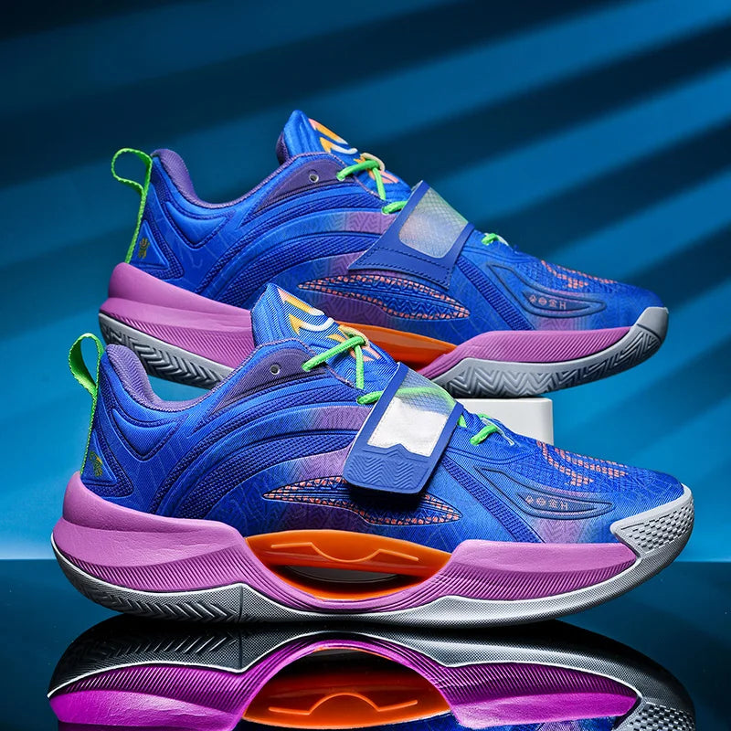 Unisex Basketball Shoes High-quality Mesh Comfort Outdoor Sports Court Basketball Shoes Soft Soled Rebound Sneakers for Men