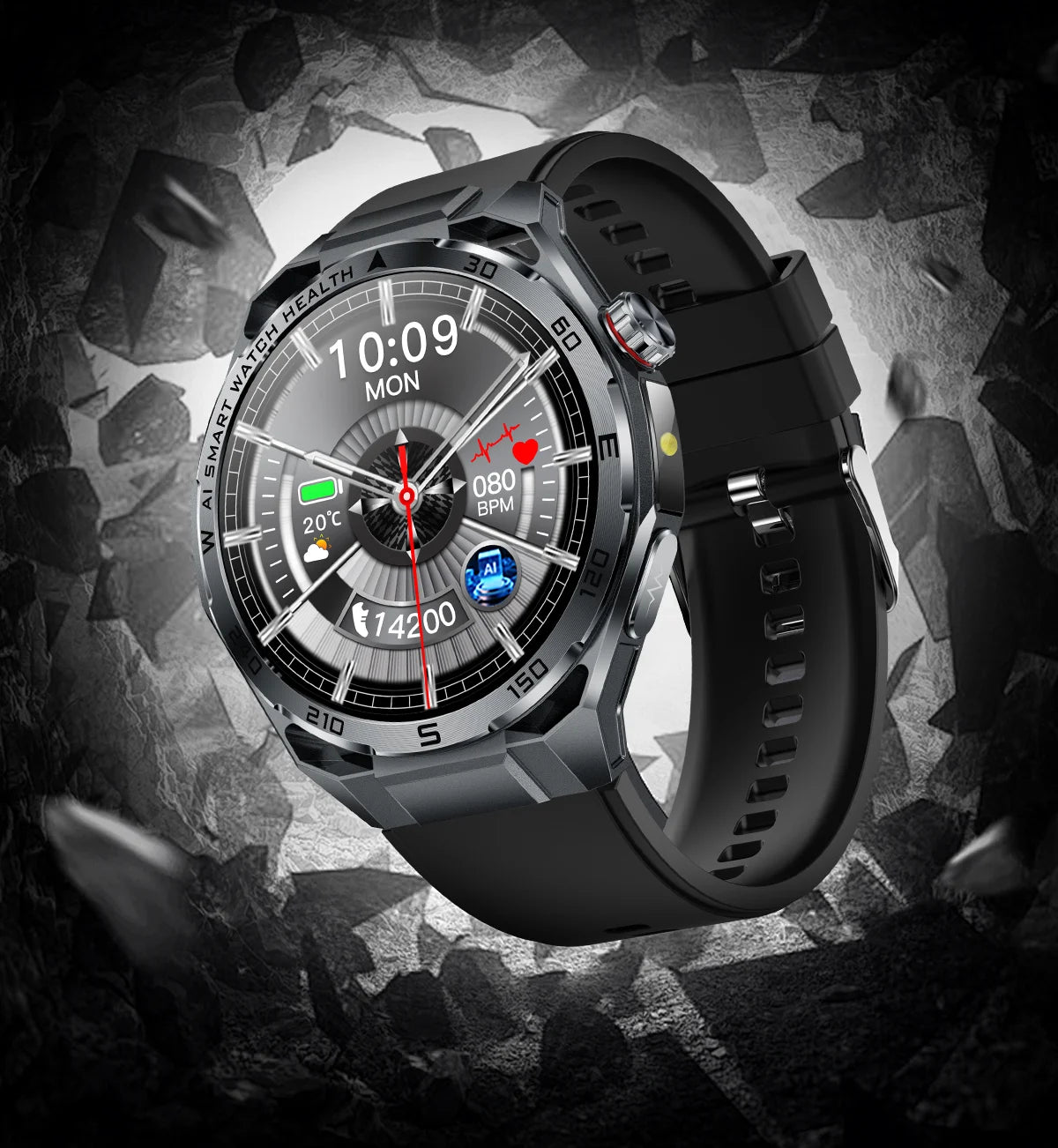 2026 New ECG+PPG Body Fat Analysis Health Smart Watch Uric Acid BP Blood Oxygen Bluetooth call Sports Smart Watch For Men Women
