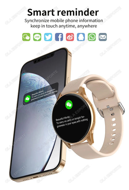 Smart Watch 1.77inch HD AMOLED Screen Bluetooth Call Health Monitor Smartwatch Men Women Fitness Sports Watches For Android IOS