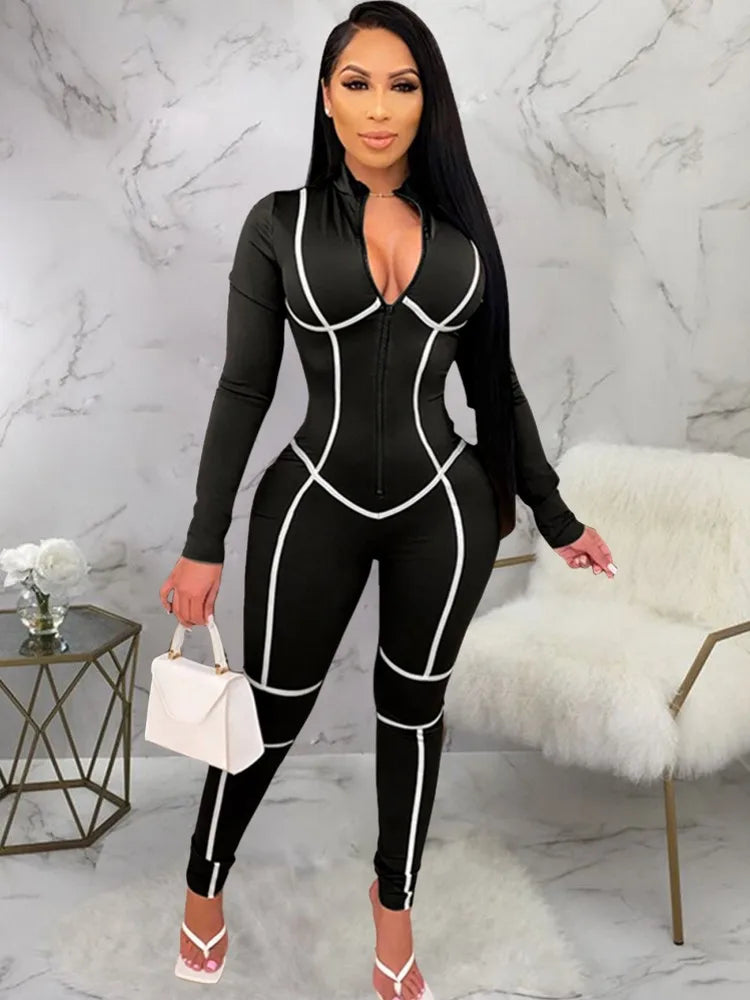 Solid Color Women Jumpsuits For Spring Autumn 2026 Long Sleeve Loose Fashion Streetwear Overalls Sports Pants Trousers