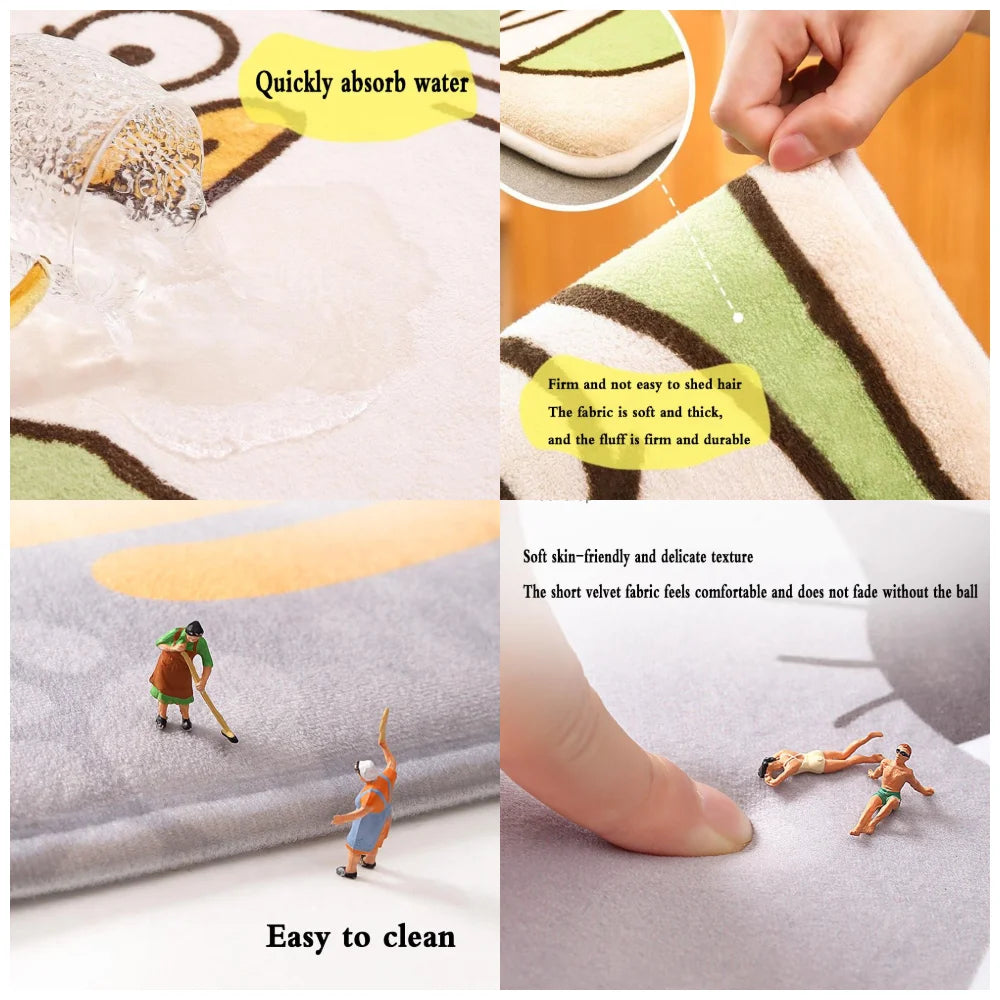 Michael Jackson Hallway Carpet INS Style Soft Bedroom Floor House Laundry Room Mat Anti-skid Bedside Area Rugs