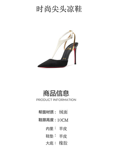 heeled Gladiator sandals Summer Designer Heels for women Luxury Brand Red Bottom High Heels Elegant Ladies Party Shoes women