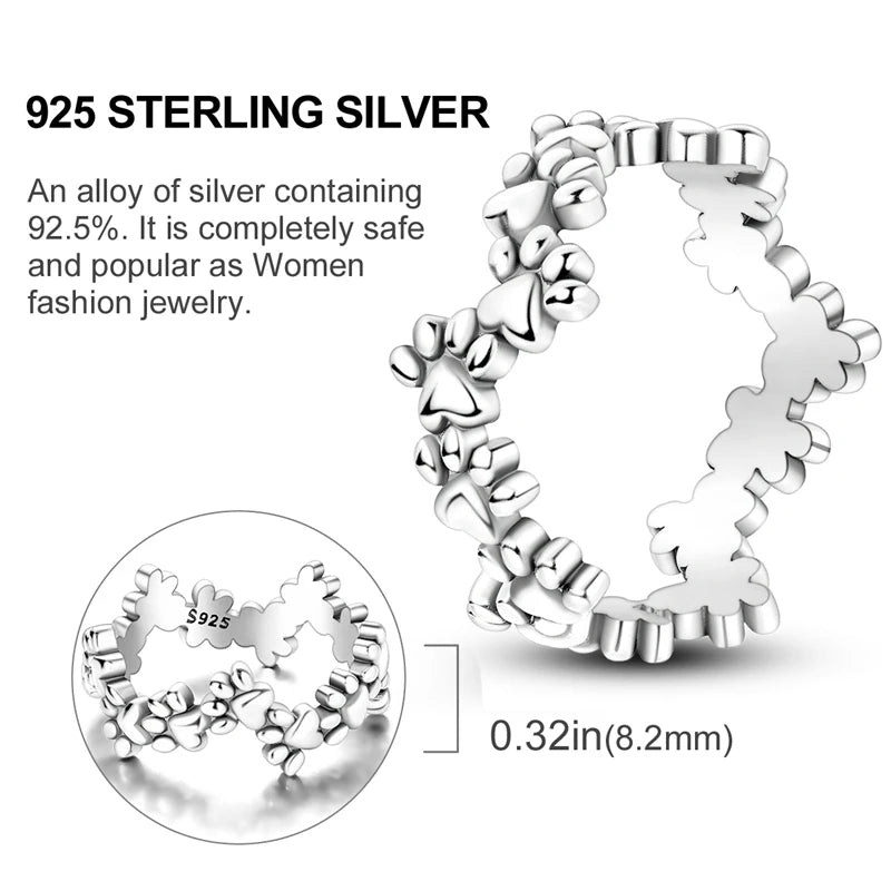 2026 New 925 Sterling Silver Rings Zircon Sparkling CZ Rings Rings For Women Original Wedding Fine Jewelry Accessories Gifts