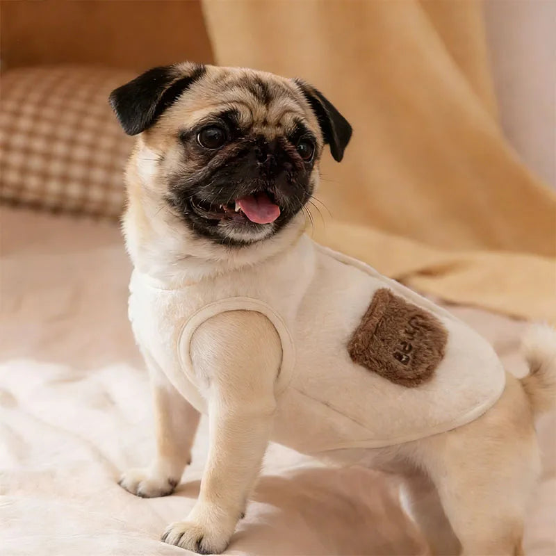 Pet Jacket Clothes For Autumn And Winter Cute Animal Small Dog Clothes Fleece Autumn Vest Fleece Puppy Warm Clothing Cat Clothes