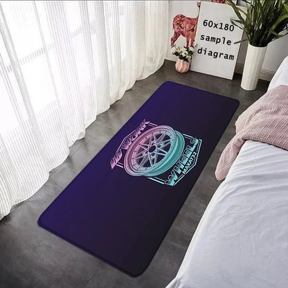 Entrance Doormats Work Wheel Hub Non-slip Bedroom Mat Hallway Carpet Kitchen Floor Car Boot Carpets Room Decor Bathroom Rugs