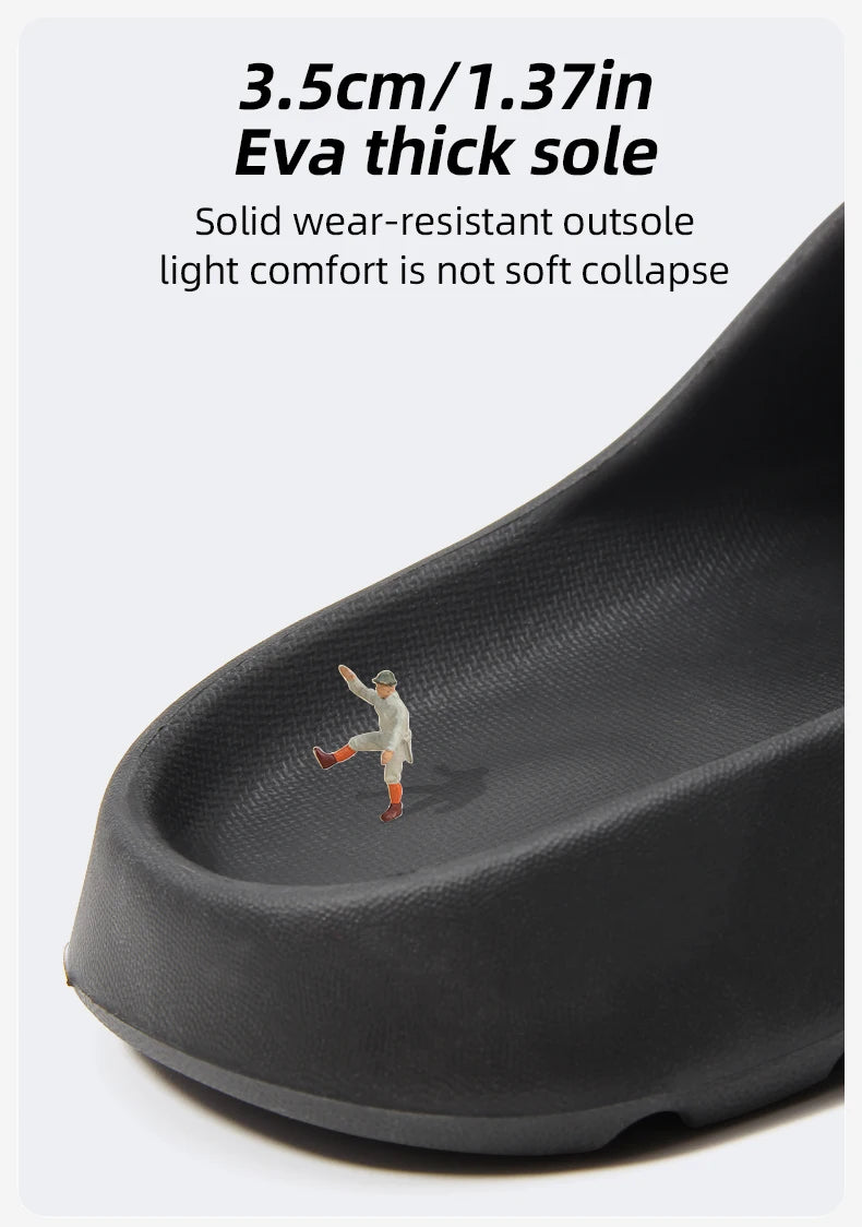 Coconut Slippers Cloud Thick-soled Sandals Summer Fashion Soft Bottom Beach Men Slippers Women's Sandals EVA Slides