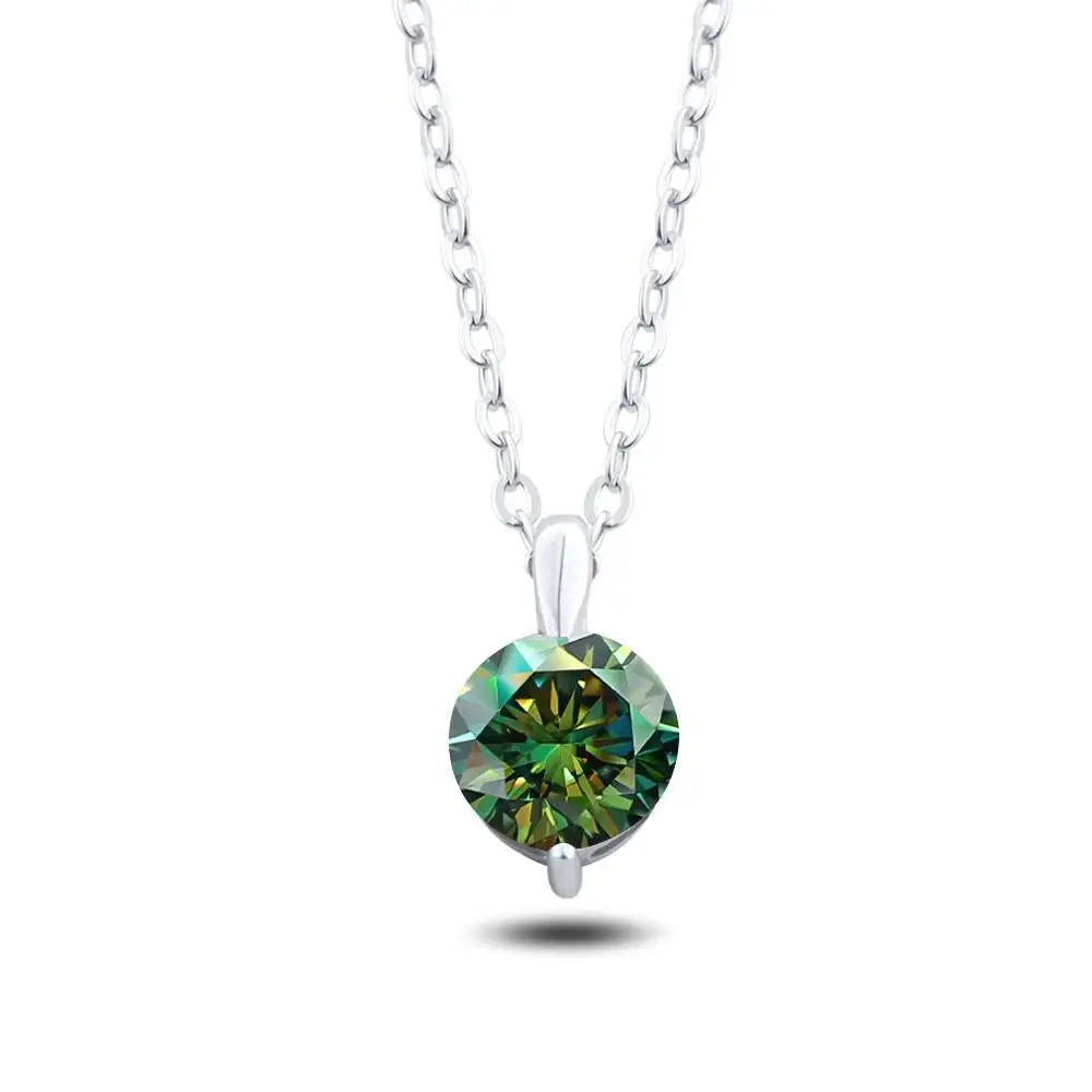 TY D VVS1 Moissanite Necklace Diamond Pandent 1-3ct GRA Certified s925 Sterling Silver 18k Necklaces for Women Dainty Gift