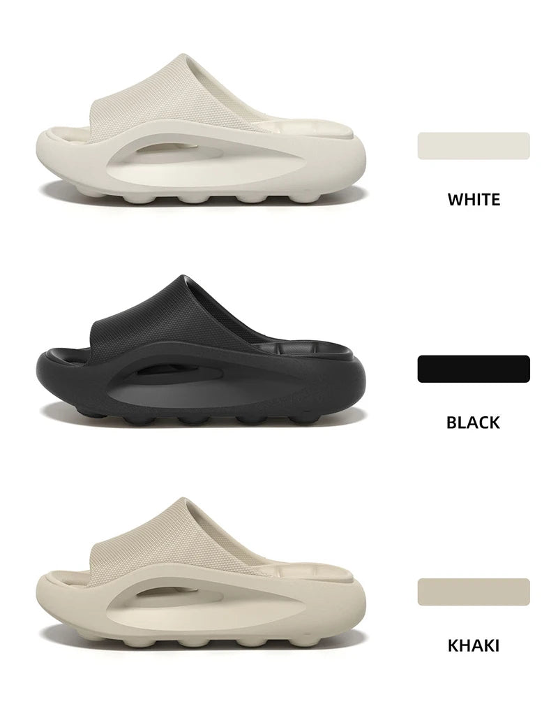 EVA Platform Men's Slippers Home Brand Luxury Designer Shoes Man Casual Sandals Indoor Outdoor Beach Slides Unisex Soft Non-Slip