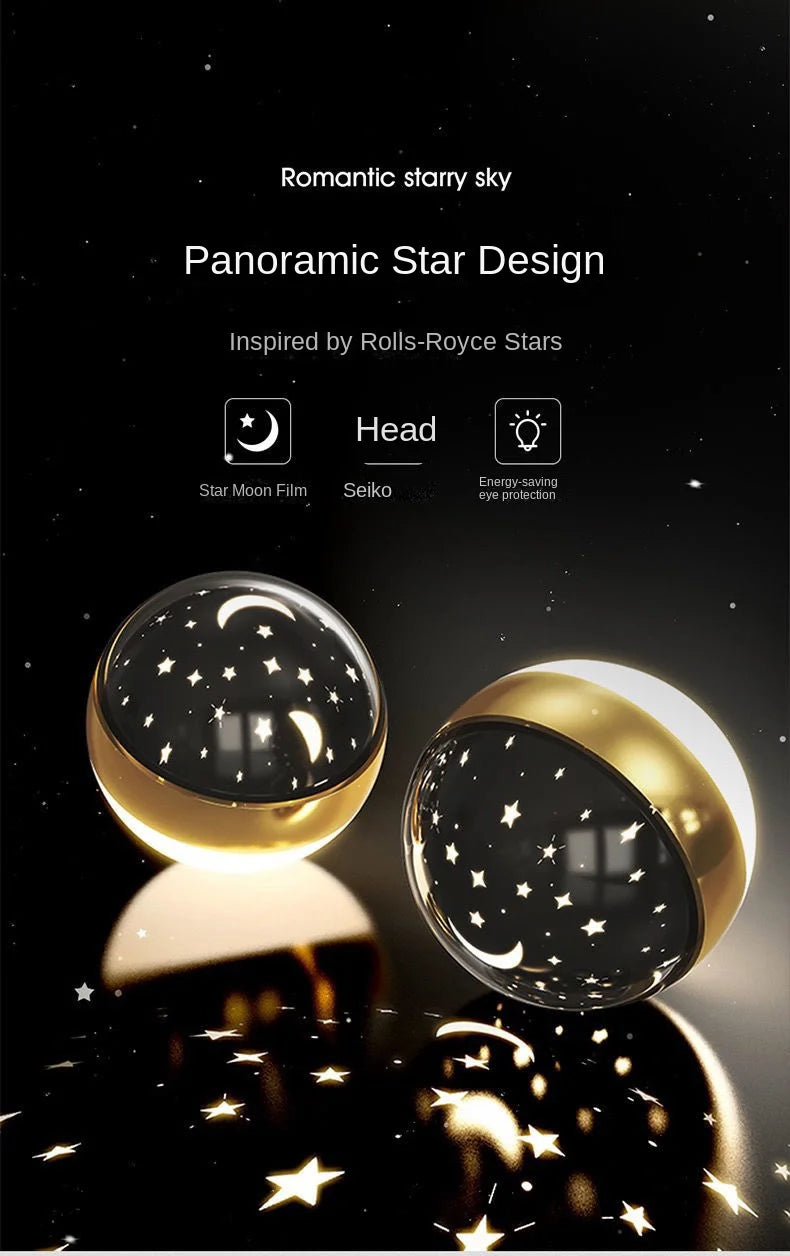 Creative led Ceiling Light with Moon Stars Modern Asile Ceiling Lights Gold/Black Atmosphere Ceiling Hanging Lamp Loft Lighting